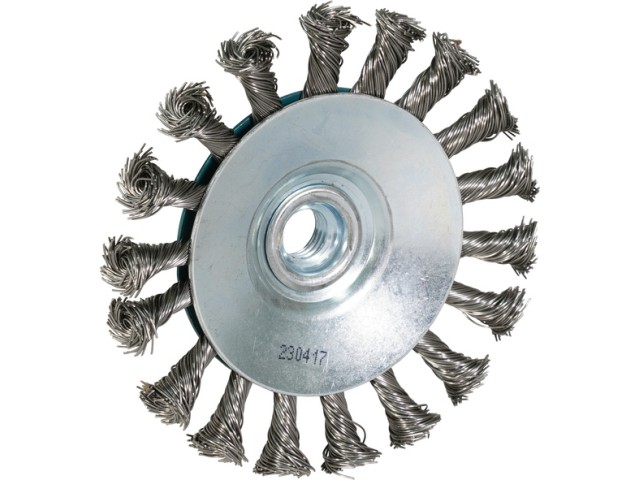 Stožčasta žična krtača Makita, za INOX, D-77584