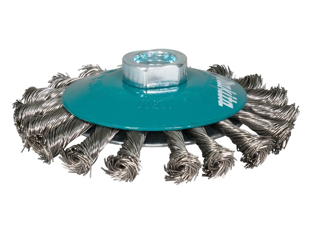 Stožčasta žična krtača Makita, za INOX, D-77584