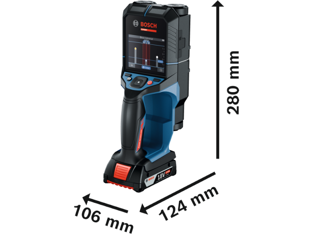 Detektor Bosch EXPERT D-tect 18V-200-17C, 0601081605