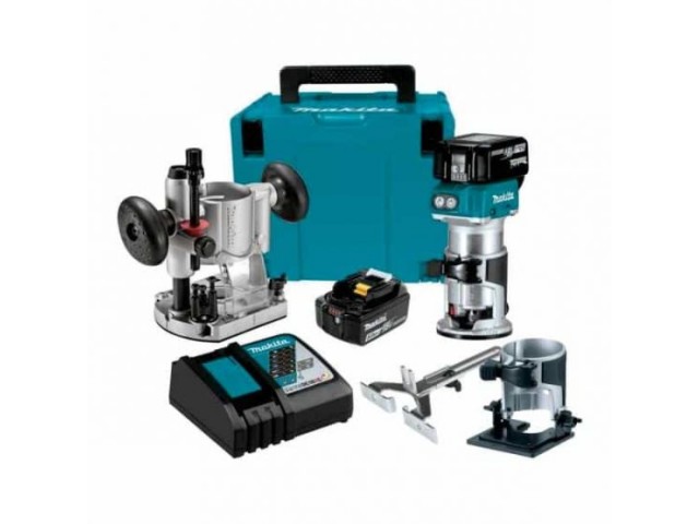 Akumulatorski enoročni rezkalnik Makita DRT50RTJX2