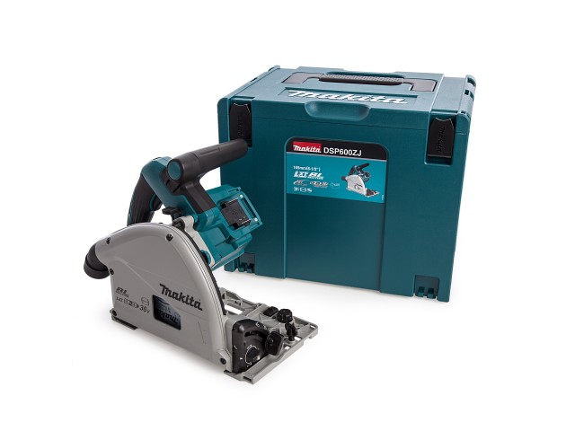 Akumulatorska pogrezna- potopna krožna žaga Makita DSP600ZJ v kovčku Makpac
