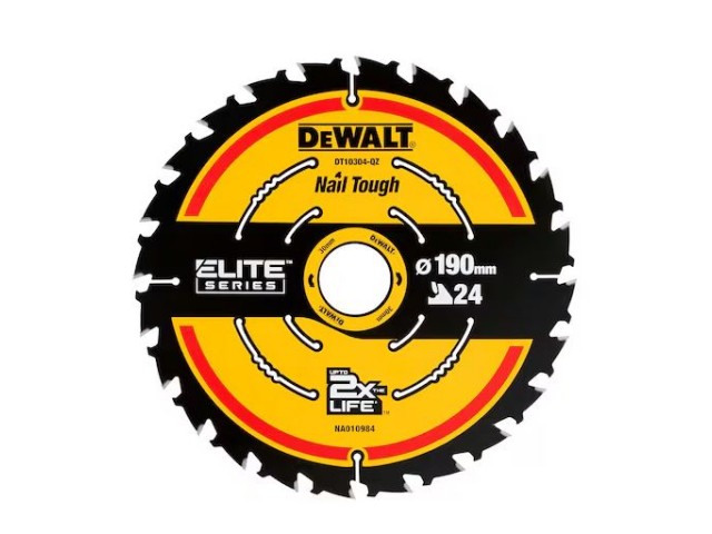 Žagin list Dewalt DT10304 za les, Dimenzije: 190x30mm, Zob: 24