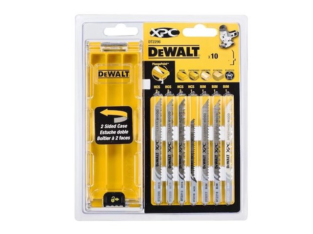 10-delni set žaginih listov za vbodno žago Dewalt DT2296