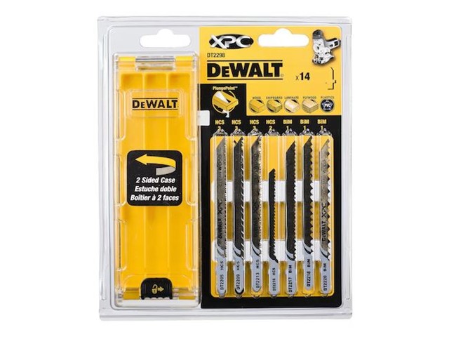 14-delni set žaginih listov za vbodno žago Dewalt DT2298