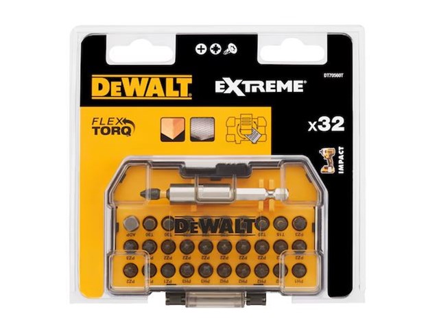 32-delni set vijačnih nastavkov FLEXTORQ Dewalt DT70560T