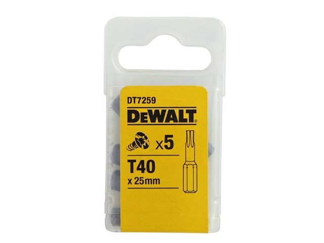 Vijačni nastavek Dewalt DT7259, TX40/25mm