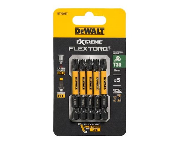 Vijačni nastavek Dewalt EXTREME FLEXTORQ DT7398T, T30, 57mm