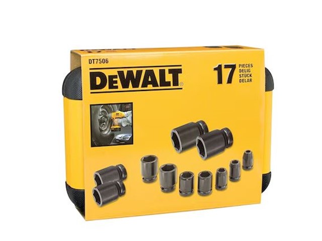 17-delni set natičnih ključev Dewalt DT7506