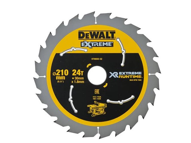 Žagin list Dewalt DT99565 EXTREME, Dimenzije: 210x30mm, Zob: 24