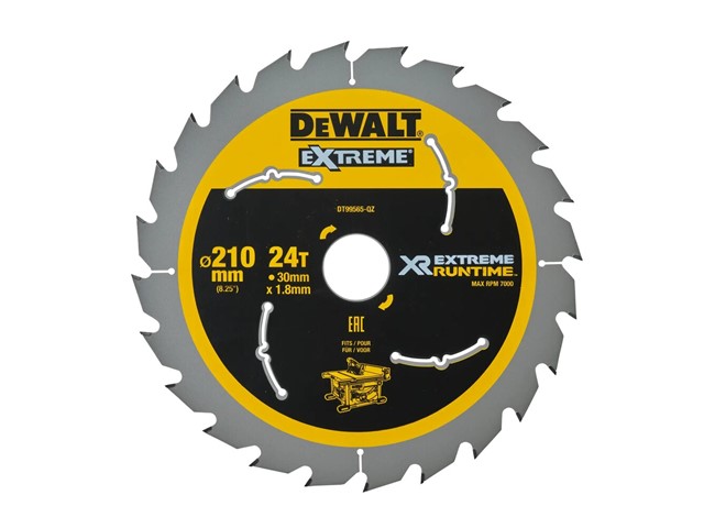 Žagin list za krožno žago DeWALT DT99565, Ø 210 × 30 mm, 24 zob