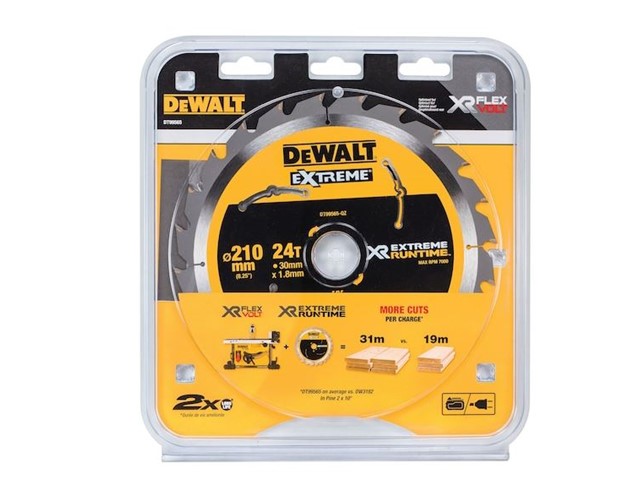 Žagin list Dewalt DT99565 EXTREME, Dimenzije: 210x30mm, Zob: 24