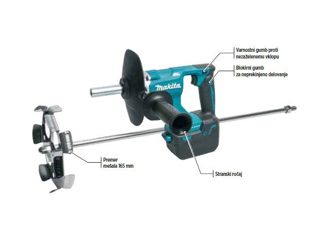 Akumulatorski mešalnik Makita DUT130Z