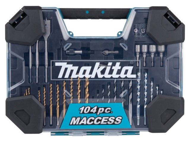 MACCESS 104-delni set za vrtanje in vijačenje Makita, E-22604