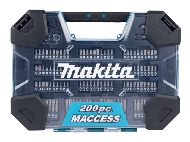 MACCESS 200-delni set za vrtanje in vijačenje Makita, E-22610