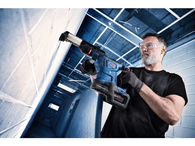 Akumulatorsko vrtalno kladivo s sistemom SDS plus Bosch Expert EXBH18V-32F, 0611922102