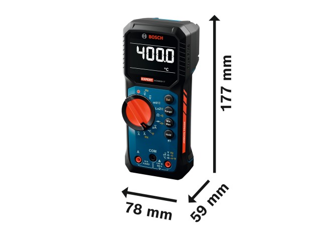 Digitalni multimeter Bosch EXPERT EXDM600-17, 0601077200