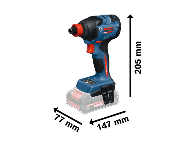 Akumulatorski udarni vijačnik Bosch Expert EXDX18V-210, 06019J0400