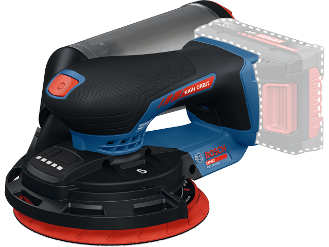 Akumulatorski ekscentrični brusilnik Bosch Expert EXEX 18V-150-5, 0601372900
