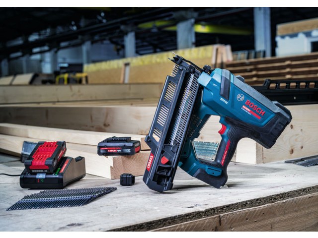 Akumulatorski žebljalnik za les Bosch Expert EXNH 18V-90 R, 06019R1202