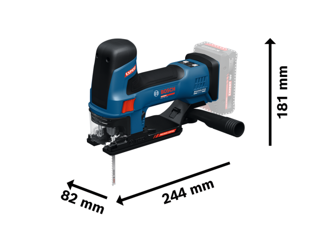 Akumulatorska vbodna žaga Bosch Expert EXST 18V-155 S, 06015B0100