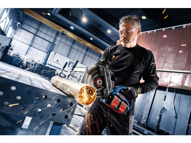 Akumulatorski kotni brusilnik Bosch Expert EXWS18V2-230P, 06019L8000