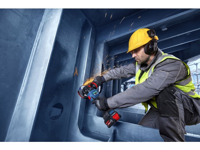 Akumulatorski kotni brusilnik Bosch EXPERT EXWS18V-15S, 06019M6003