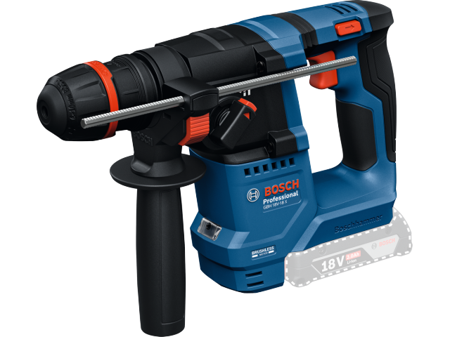 Akumulatorsko vrtalno kladivo Bosch z vpenjalno glavo ONECHUCK GBH 18V-18 X v L-BOXX, 0611927102