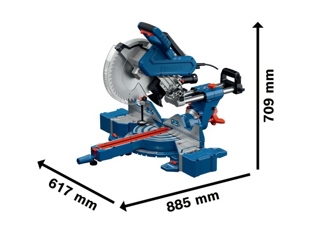 Zajeralna žaga Bosch GCM 340-305 D, 0601B60000