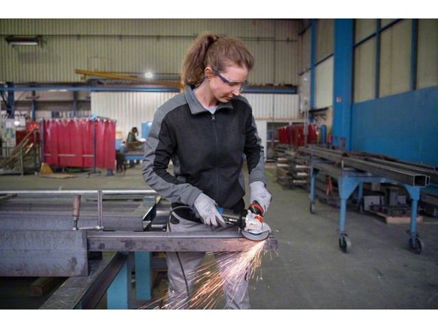 Kotni brusilnik Bosch s sistemom X-LOCK GWX 17-125 S, 125mm, 2.2kg, 06017D2300