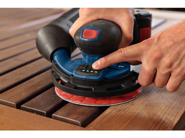 Akumulatorski ekscentrični brusilnik GEX 18V-150-3, 0601372904