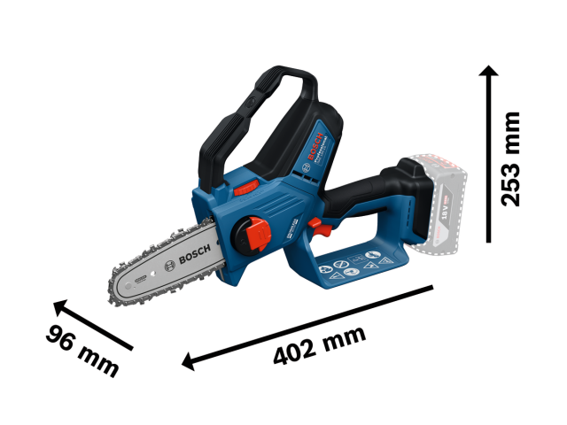 Akumulatorska žaga za obrezovanje Bosch  GKE 18V-15, 06008D7000