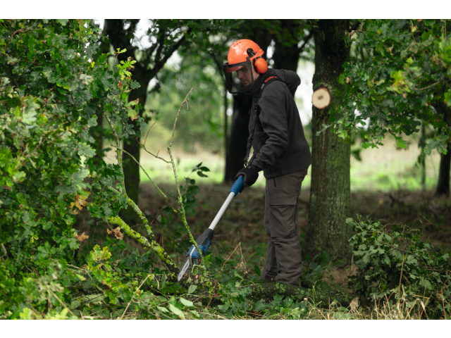  Akumulatorske teleskopske škarje za obrezovanje vej Bosch GKE 18V-25 TP, 06008D6000