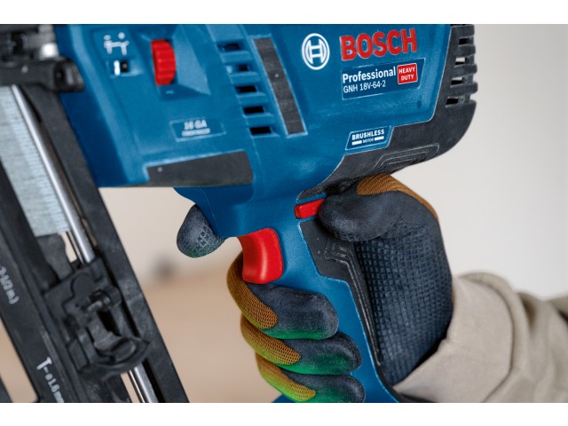 Akumulatorski žebljalnik za les Bosch GNH 18V-64-2, 0601482101