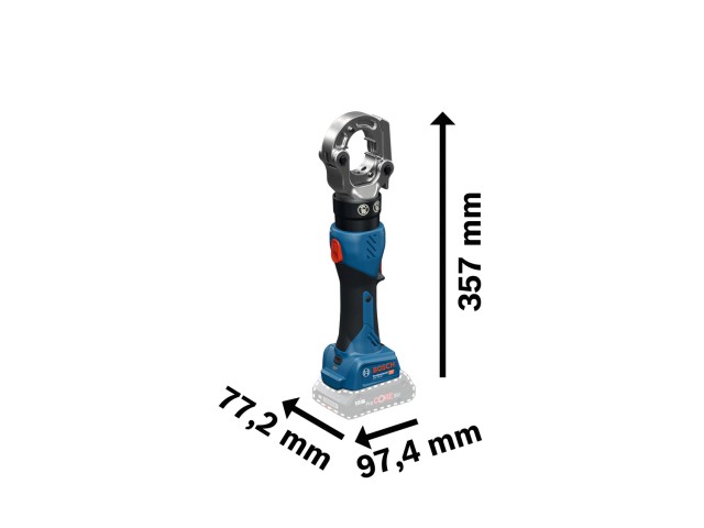 Akumulatorsko hidravlično orodje za stiskanje Bosch GPH 18V-60, 06019P0100