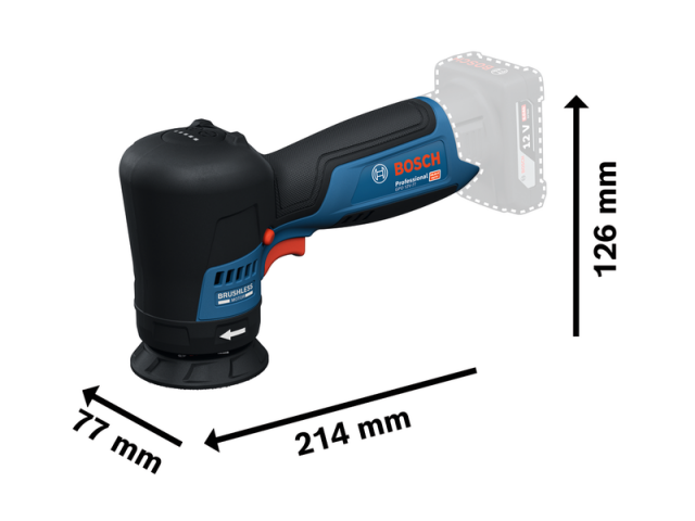 Akumulatorski rotacijski polirnik Bosch GPO 12V-77, 06019L3000