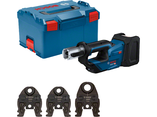 Akumulatorsko stiskalno orodje Bosch GPT 18V-19 v L-Boxx, 06019M2004