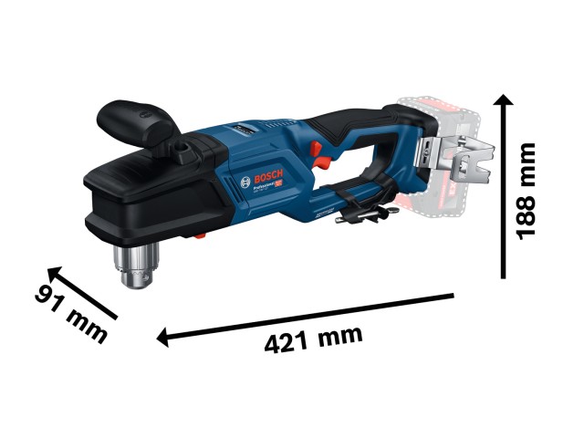 Akumulatorski kotni vrtalnik Bosch GRD 18V-127, 06019N5000
