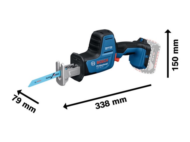 Akumulatorska sabljasta žaga Bosch GSA 18V-24, 06016A5101