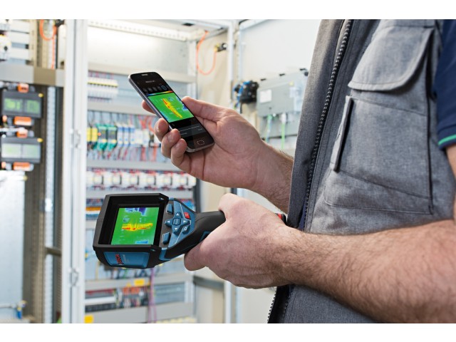 Toplotna kamera Bosch GTC 400 C v kovčku L-Boxx, –10 °C do +400 °C, 0601083108