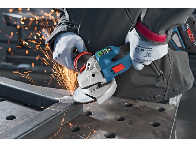 Akumulatorski kotni brusilnik Bosch GWX 18V-15 SC v L-Boxx, 125mm, M14, 2.3kg, 06019H6101