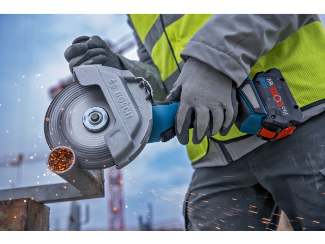 Akumulatorski kotni brusilnik Bosch GWS 18V-180 P, 18V, 180mm, M14, 2.8kg, 06019H6L01