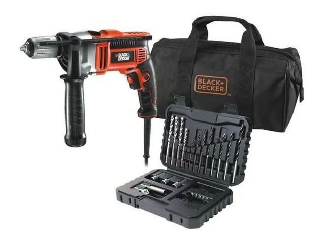 Električni udarni vrtalnik Black and Decker KR805S32, 800W, 13mm