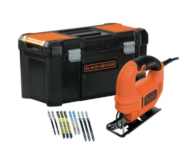 Električna vbodna žaga Black and Decker KS501KA10 v kovčku, 400W, 3000udr/min