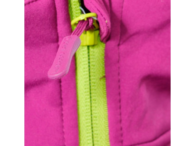 Ženska jakna iz SOFTSHELLA Lahti PRO s kapuco, vijolilično-zelena, S-3XL