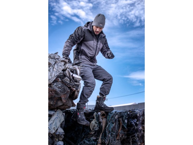 Jakna Lahti PRO z snemljivo podlogo 3v1, črno-siva S-3XL