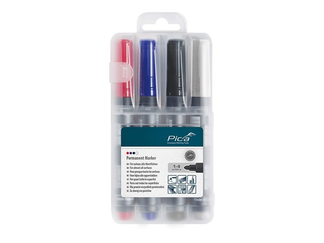Permanentni marker Pica Classic 1–4 mm, okrogla konica