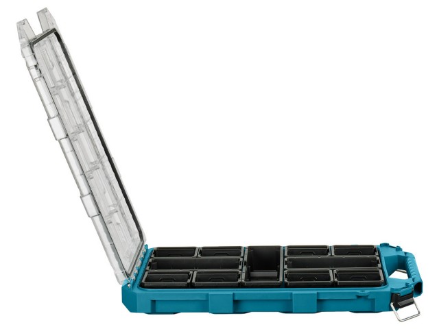 Nizek srednji organizator Makita MAKTRAK s prozornim pokrovom, P-91051