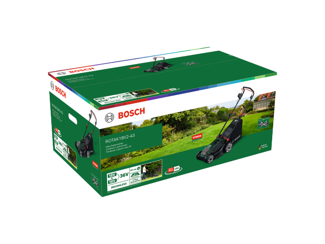 Akumulatorska kosilnica Bosch ROTAK18V2-43, 06008B9L01