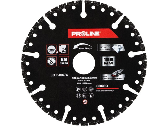 Diamantni segmentiran disk Proline MULTI-MATERIAL 125 mm, 89620