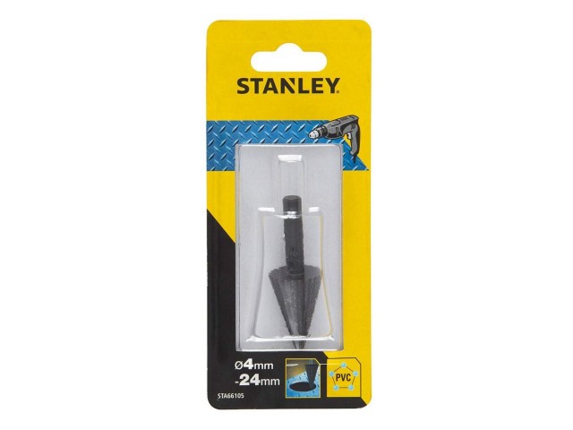 HSS dvorezni stožčasti sveder Stanley, 4-24mm, STA66105